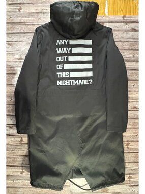 Raf Simons Any Way Out Of This Nightmare? Parka size 48 color Black NWT